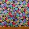 Cotton Lawn Fabric Candy Wallflowers Liberty Floral Black
