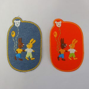 Sew On Motif Patch Bunnies