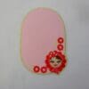 Sew On Motif Patch Russian Doll Pink