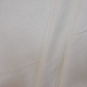 Pure Organic Linen Mix Fabric Suiting 210gsm White