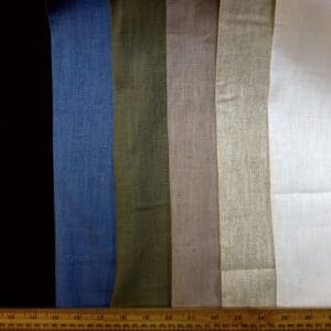 Pure Organic Linen Mix Fabric Suiting 210gsm