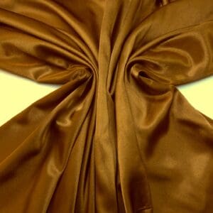 Satin Fabric Crepe Backed Satin Deep Gold 58