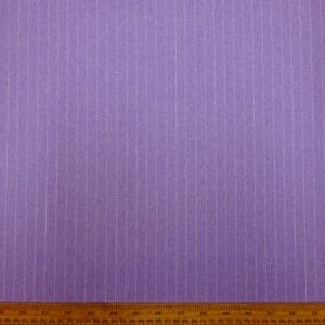 Suiting Fabric Pin Stripe Lavender