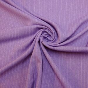 Suiting Fabric Pin Stripe Lavender