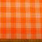 Suiting Fabric Plaid Tangerine Dream Orange