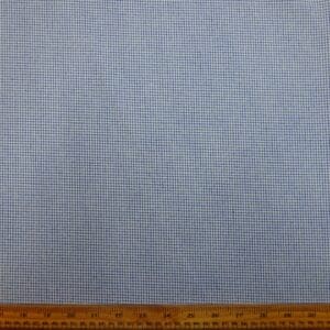 Suiting Fabric Puppy Tooth Check Denim Blue