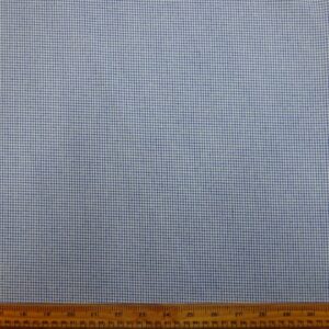 Suiting Fabric Puppy Tooth Check Denim Blue