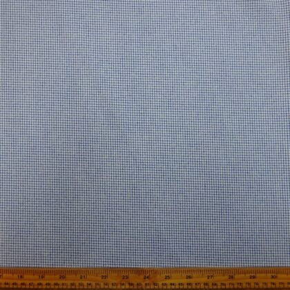 Suiting Fabric Puppy Tooth Check Denim Blue