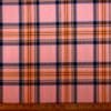 Suiting Fabric Tartan Celtic Hop Scotch Pink Coral Royal