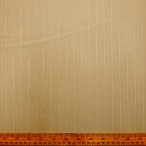 Suiting Fabric Pin Stripe Digestive Biscuit Beige