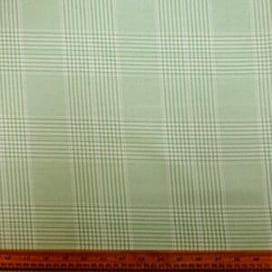 Suiting Fabric Prince Of Wales Sloe Gin Mint