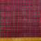 Tartan Fabric Cotton Red Rufus