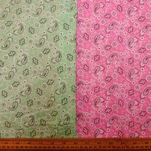 Cotton Poplin Fabric Bandana Print