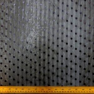 Chiffon Fabric Soft Crinkle Chiffon With Shiny Spot Black