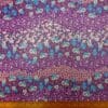 Chiffon Fabric Floral Explosion Purple Turquoise
