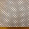 Chiffon Fabric Cream 1cm Dot Beige