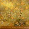 French Cotton Lawn Fabric Soft Finish Feathered Paisley Gold