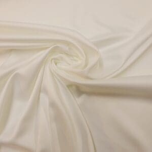 Crepe Backed Satin Fabric Dress Weight Sandringham Ivory