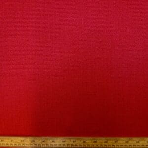 Curtain Fabric Swans Weave Crimson Red