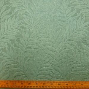 Curtain Fabric Upholstery Fantasy Ferns Duck Egg Green