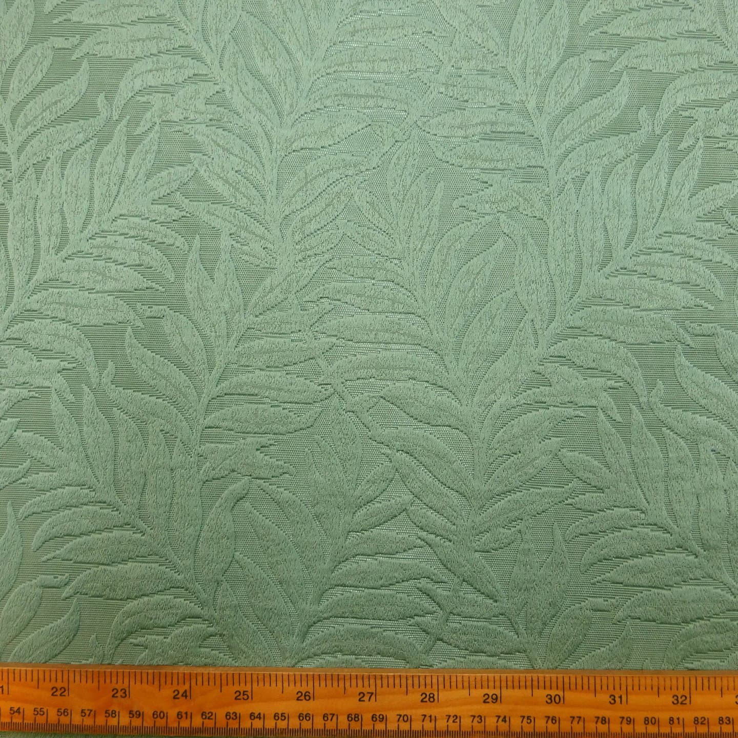 Curtain Fabric Upholstery Fantasy Ferns Duck Egg Green