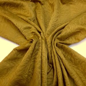 Curtain Fabric Upholstery Fantasy Ferns Golden Mustard