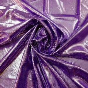 Computer Foil Jersey Fabric Ricochet Studs Mauve/Silver