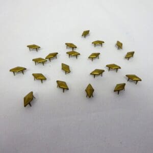 Hand Press Studs Gold Diamond