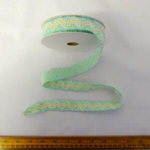 Braid Lace Trimming Code 2725 Zig Zag Pastel