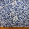 Jersey Fabric Printed Loop Backed Floral Elizabeth Blue