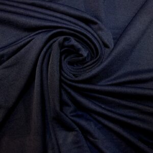 Crepe Fabric Jersey Plain Navy