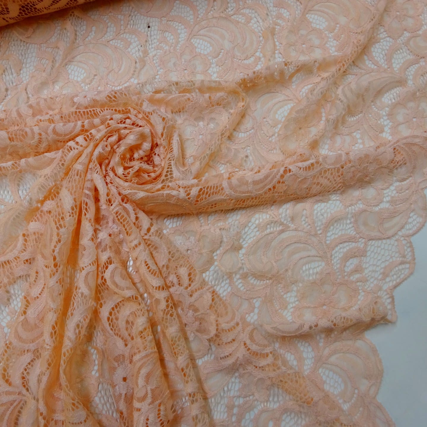 Lace Fabric Songs Of Paris Peach