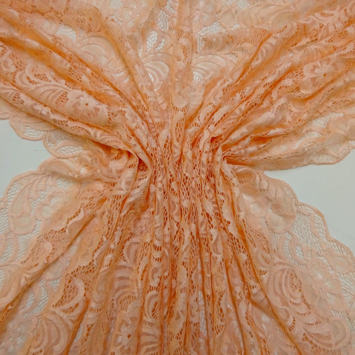 Lace Fabric Songs Of Paris Peach
