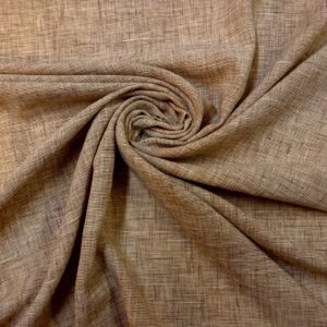 Faux Linen Fabric Soft Summer Linen Brownish Beige