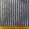 Linen Look Fabric Soft Linen Pencil Stripe Grey/White
