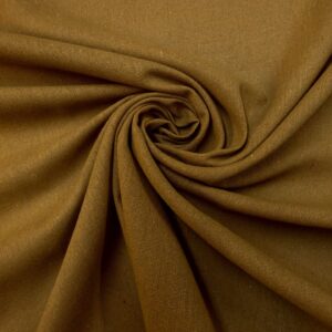 Cotton & Linen Blend Fabric Suiting Coffee Brown