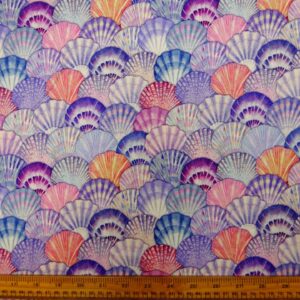 Linen Fabric Suiting Shell Soup Purple Pink Multi