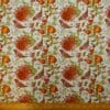 Linen Fabric Suiting Summer Larks Ivory Gold