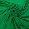 Lycra Fabric Plain Shiny Emerald