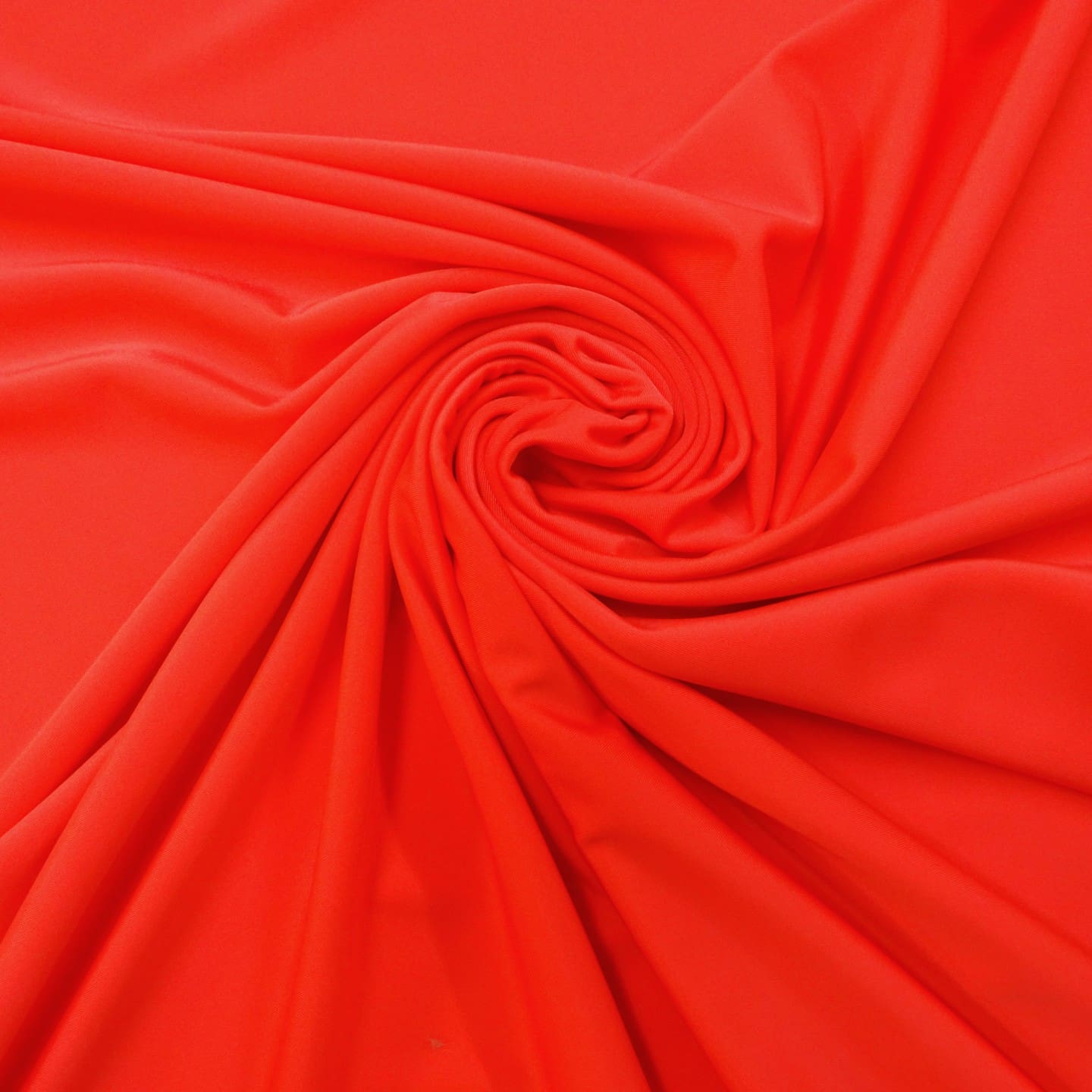 Lycra Fabric Plain Matt Coral Skinny Weave