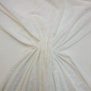 Stretch Body Stocking Fabric Netting Mesh Plain Ivory