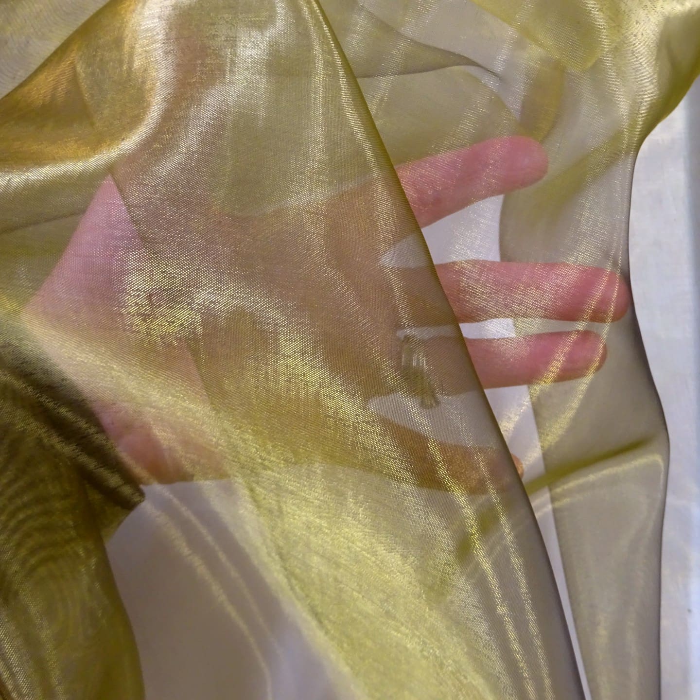 Organdie Fabric 100% Polyester Two Tone - Image 2
