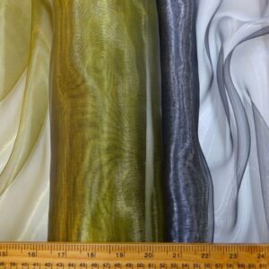 Organdie Fabric 100% Polyester Two Tone