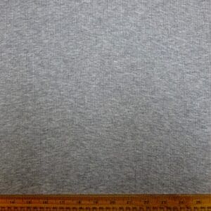 Ribbing Fabric Tubular Marl Grey 1