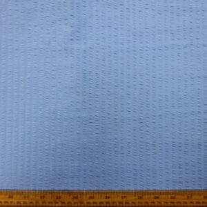 Seersucker Fabric Polycotton Delph Blue