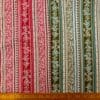 Viscose Fabric Floral Lacy Stripe