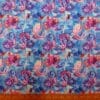 Viscose Fabric Paisley Magic Turquoise Pink Purple