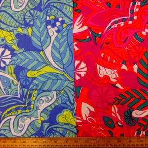 Viscose Fabric Floral Tropical Fiesta