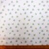 Polyester Cotton Fabric Floral Ooh Petal Blue