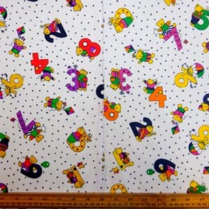Polyester Cotton Fabric A Number Of Bears